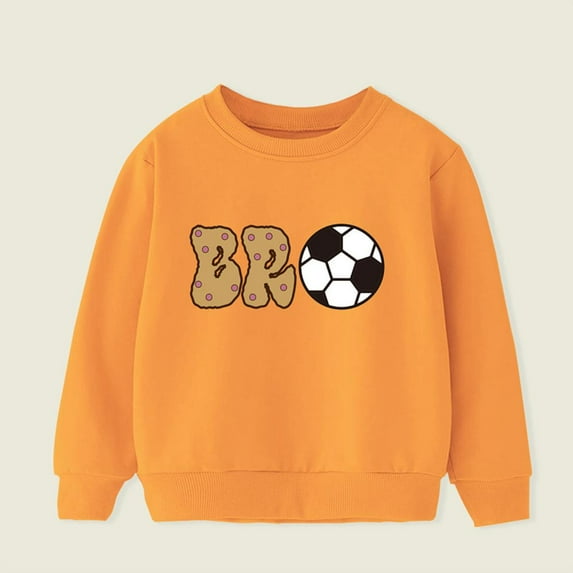 Bnwani Toddler Sweatshirt Crew Neck Long Sleeve Fall Warm Sweatshirt Printed Pullover