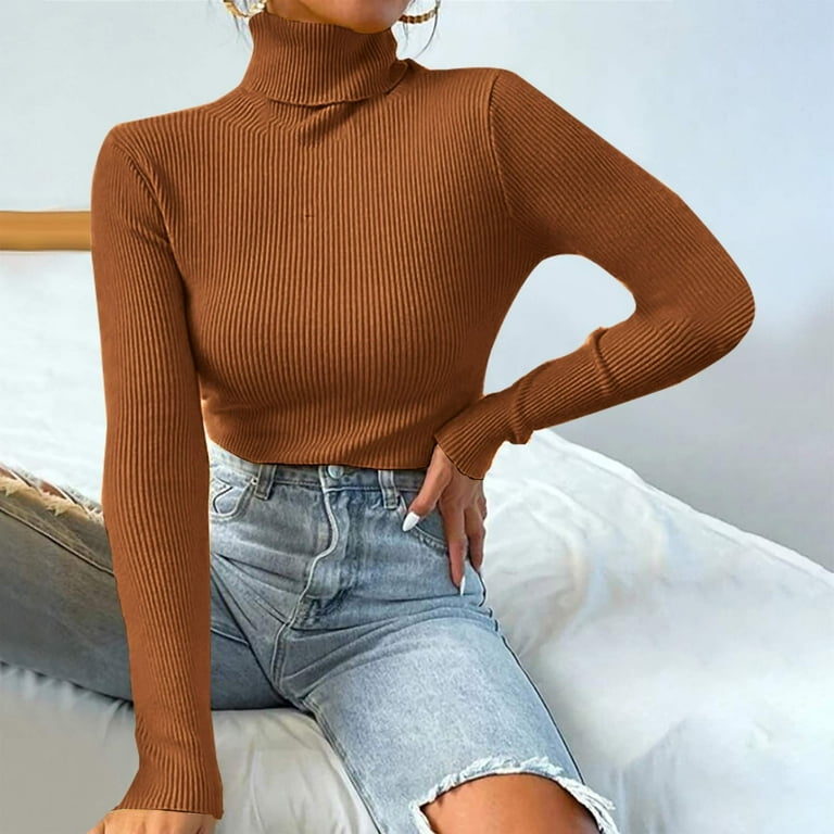 Solid color turtlenecks hot sale