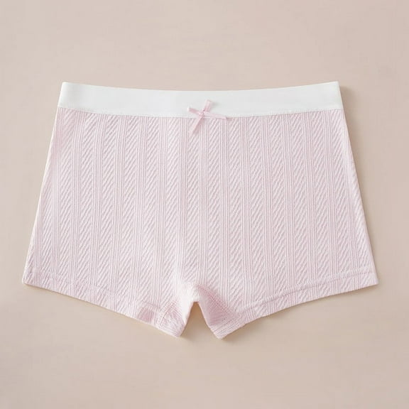 Bnwani Underwear Girls Solid Boxer Briefs Safety Solid Panties