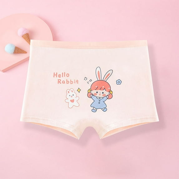 Bnwani Underwear for Girls Boxer Briefs Printed Panties