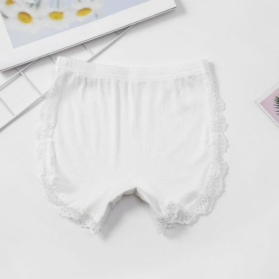 Bnwani Underwear for Kids Solid Fashionable Bottom Safety Solid Lace Panties