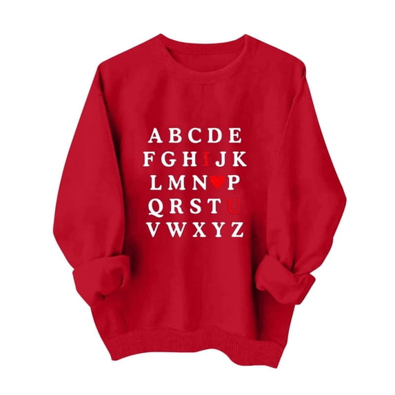 Bnwani Valentines Toddler Shirts Long Sleeve Crew Neck Casual Heart Printed Tops 3-4t