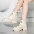 thumbnail image 1 of Bnwani Womens Boots New Fall Winter Thick 0 Boot White Size 5.5, 1 of 7