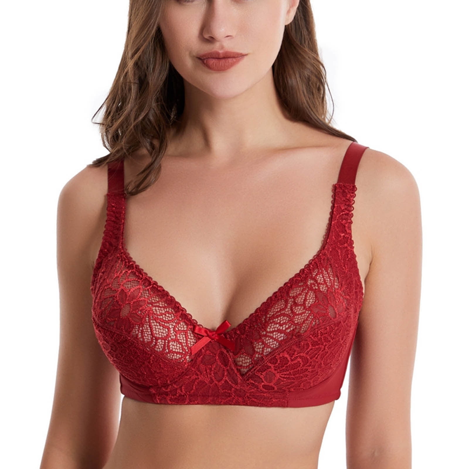 Bnwani Womens Bras No Underwire Full Support Sexy Comfortable