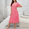 thumbnail image 1 of Bnwani Womens Nightgowns & Sleepshirts Silk Strap Sexy Blue Size S-3XL, 1 of 6