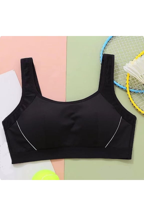 Young Girls Bras Puberty Camisole Solid Bra Pink Size 3xl