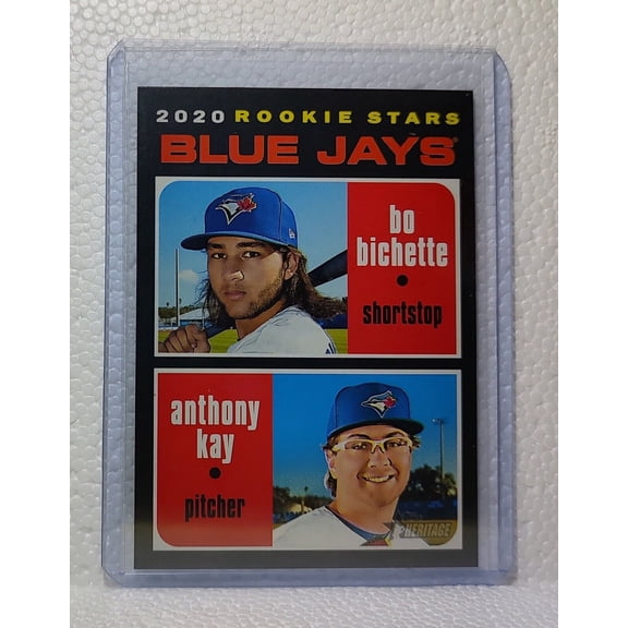 Bo Bichette / Anthony Kay 2020 Topps MLB #52 Rookie Star Baseball Card Blue Jays
