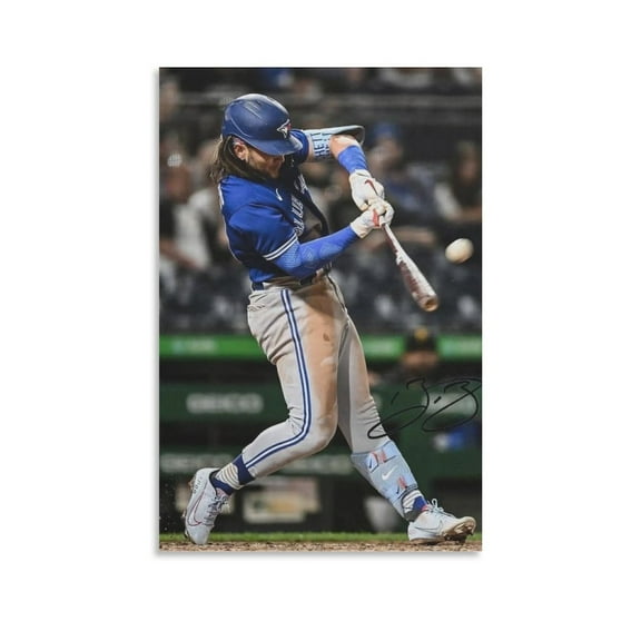 Bo Bichette Canvas Poster Canvas Poster Wall Art Picture Prints Hanging Photo Gift Decor Home Posters Artworks 08x12inch(20x30cm)