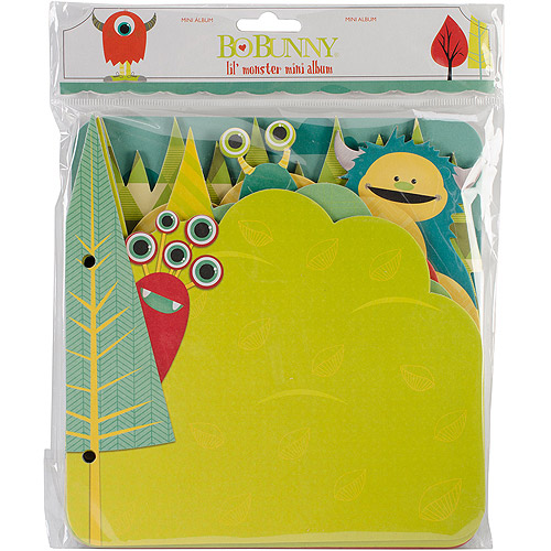 Bo Bunny 15814228 Our Lil Monster Mini Chipboard Album