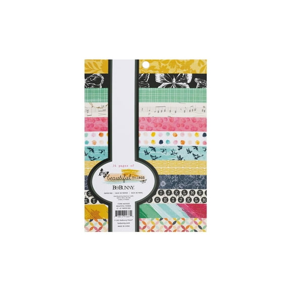 Bo Bunny Beautiful Things Paper Pad 6x8