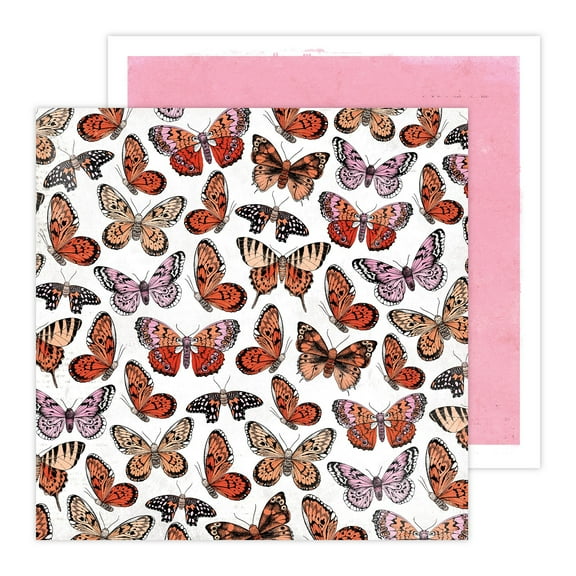 Bo Bunny Colorful Story Double-Sided Cardstock 12"X12"-#8