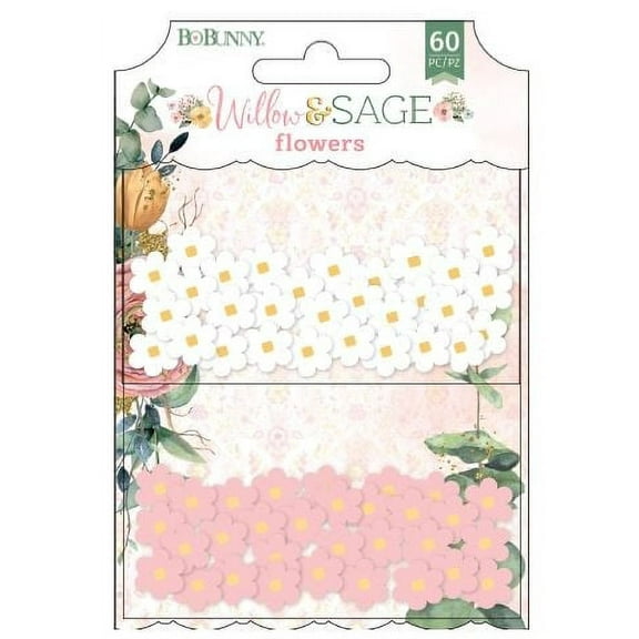 Bo Bunny Willow & Sage Flowers