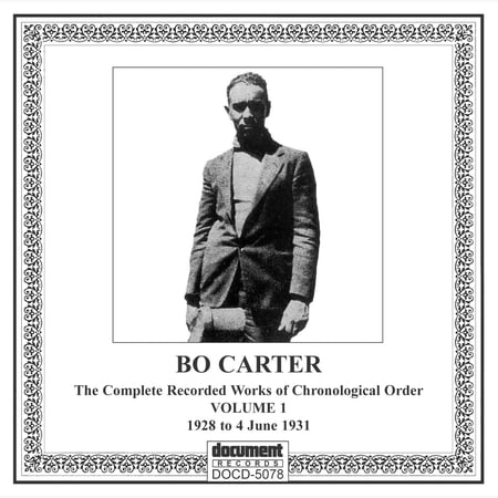 Bo Carter - Bo Carter 1 1928-1931 - Music & Performance - CD