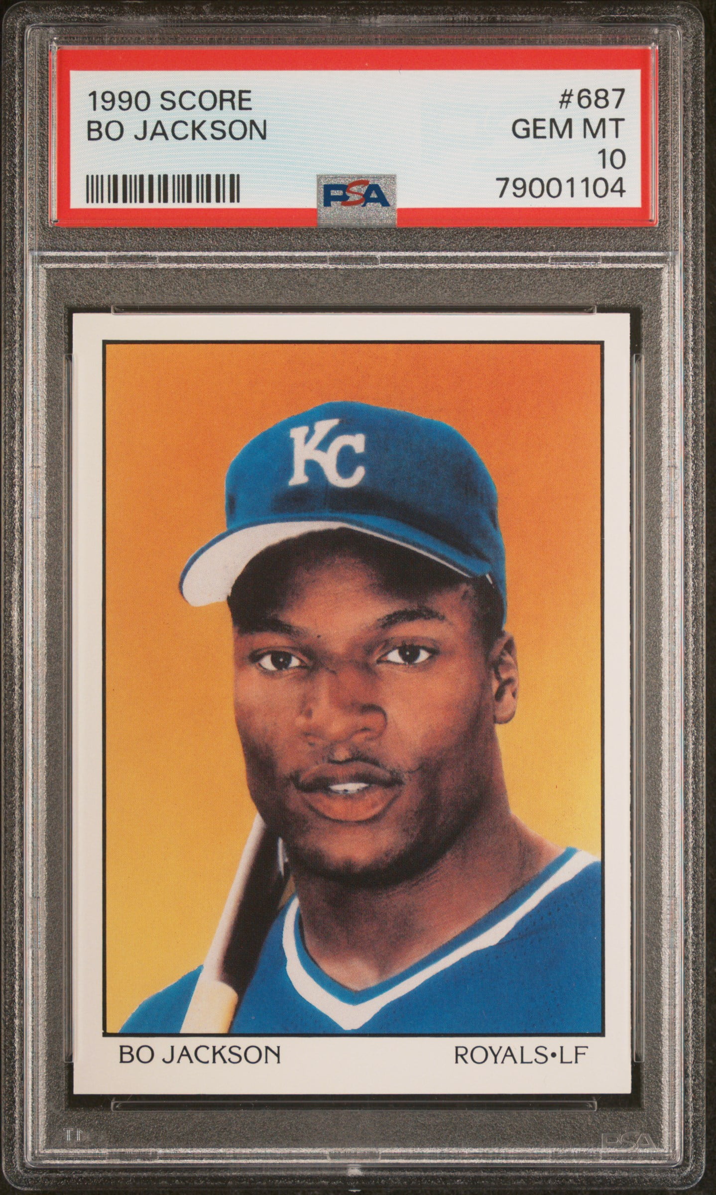 Bo Jackson 1990 Score Baseball Card #687 Graded PSA 10 - Walmart.com