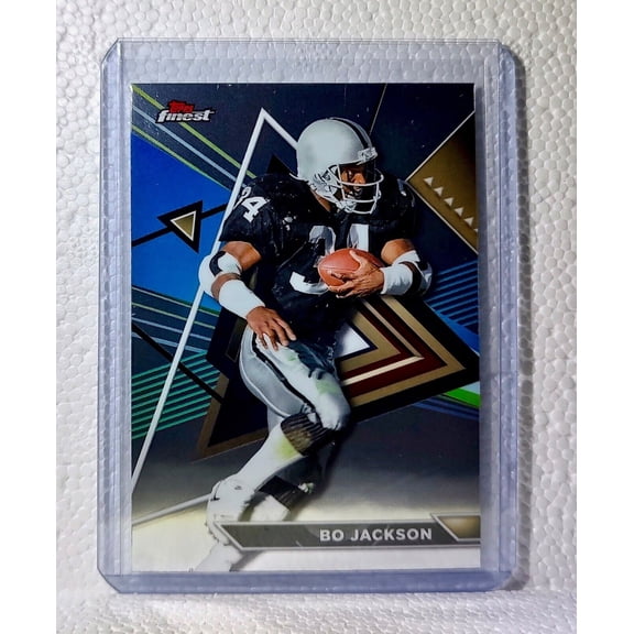 Bo Jackson 2023 Topps Finest NFL #225 Football Card Los Angeles Raiders