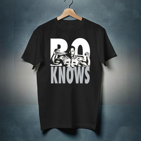 Bo Jackson Bo Knows Raiders Graphic T-Shirt S-4XL-TH36117
