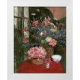 thumbnail image 1 of Bo, Li 26x32 White Modern Wood Framed Museum Art Print Titled - Floral Still Life I, 1 of 4