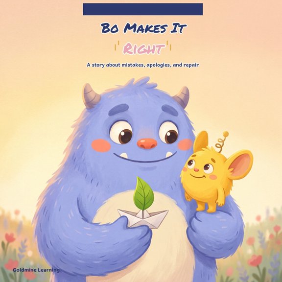 Bo's Big Feelings Bo Makes It Right: A Gentle Story About Kindness, Saying Sorry, and Bouncing Back, Book 5, (Paperback)
