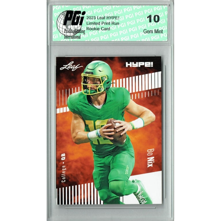 Bo Nix 2023 Leaf HYPE! #103A Only 5000 Made! NFL Draft Pick