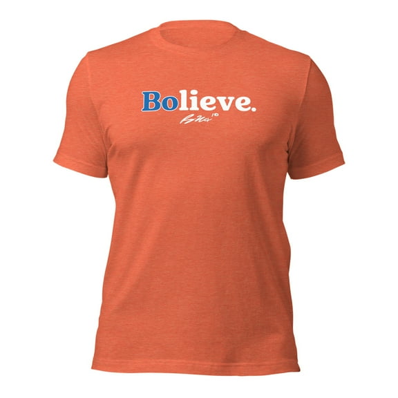 Bo Nix "Bolieve" T-Shirt Blue (L)