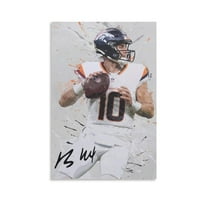 Bo Nix Canvas Poster Painting On Canvas Wall Art Poster Scroll Picture Print Living Room Walls Decor Home Posters 24x36inch(60x90cm)