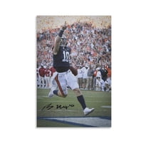 Bo Nix Canvas Poster Picture Print Canvas Poster Wall Paint Art Posters Decor Modern Home Artworks Gift 12x18inch(30x45cm)