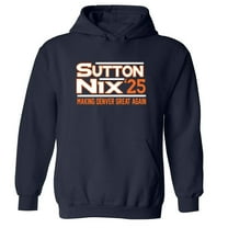 Bo Nix Courtland Sutton Denver 2025 Hooded Sweatshirt Hoodie