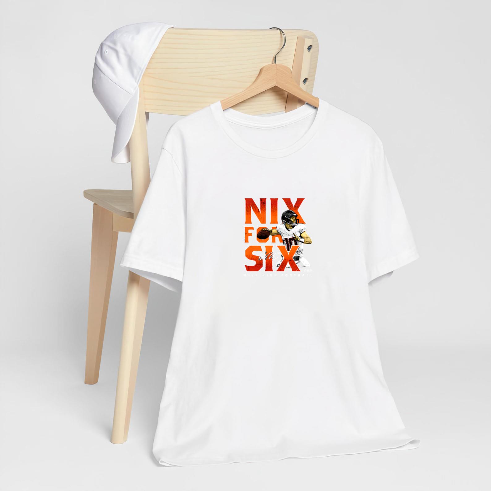 Bo Nix Denver Broncos Old School Logo T-Shirt – Classic Fit, 100% Cotton, Printed In USA