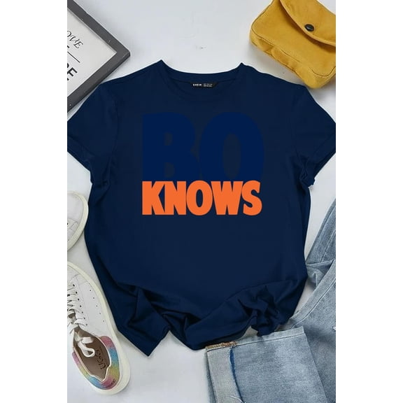 Bo Nix Football Fan Heisman Parody Knows Football Graphic Design Unisex T-shirt, for men & women, up to size 5XL