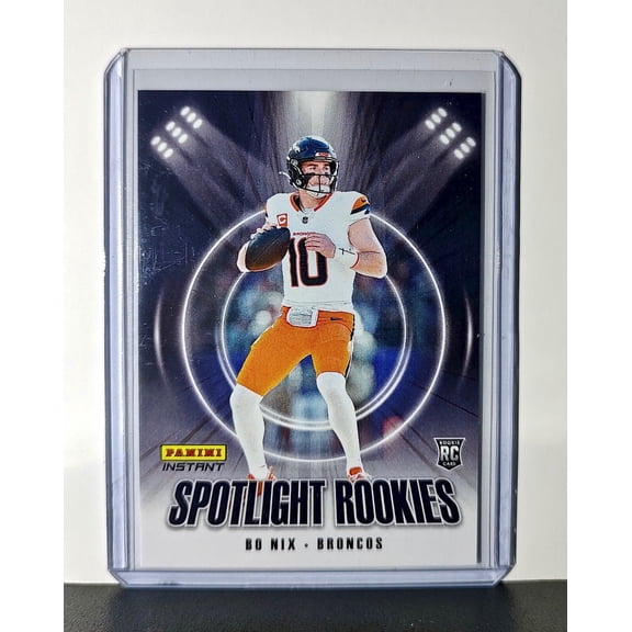 Bo Nix Rookie 2024 Panini Spotlight Rookies NFL #1 Card Broncos 1 of 1426