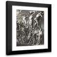 thumbnail image 1 of Boëtius Adamsz. Bolswert 19x24 Black Modern Framed Museum Art Print Titled - The Crucifixion (Spear Blow) (1631), 1 of 5