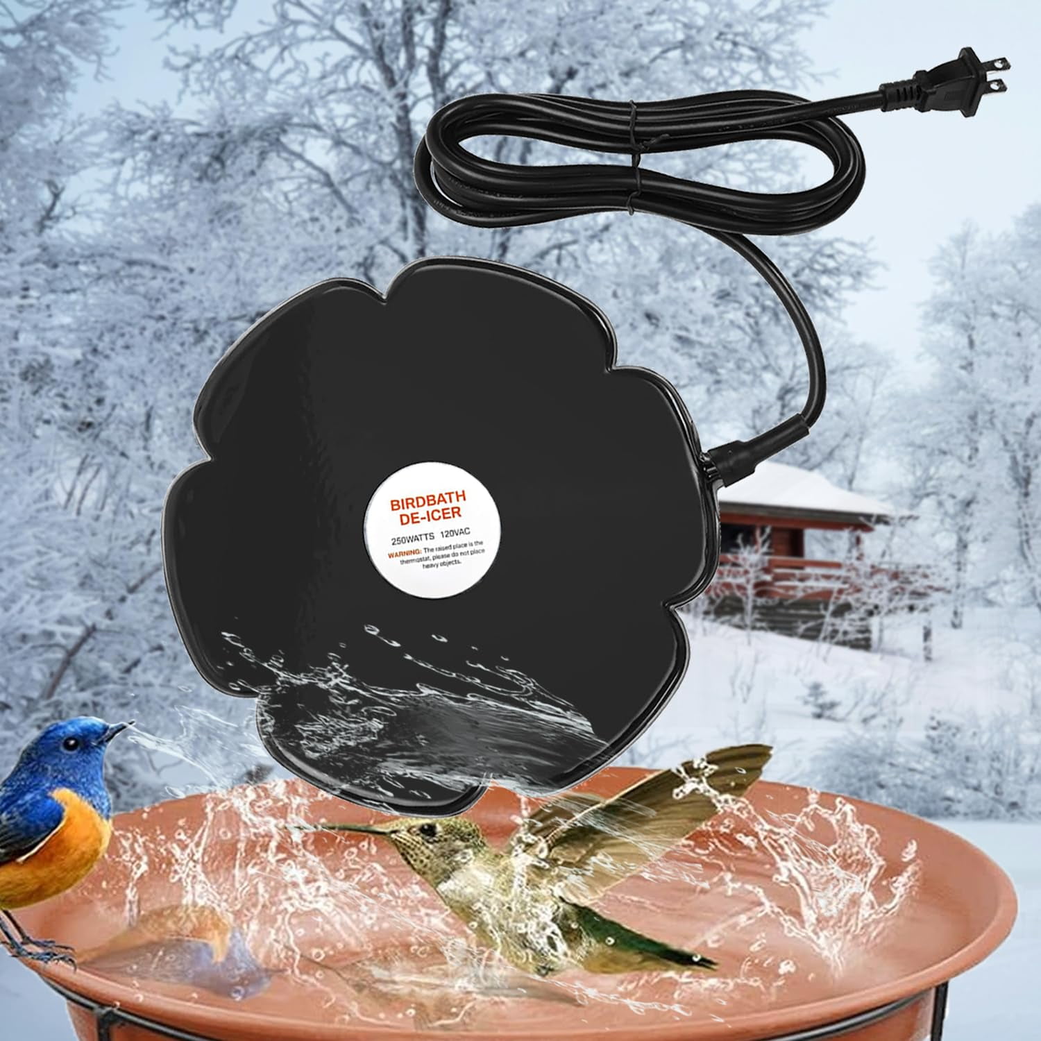 Farm Innovators Submergible Electric Bird Bath De-Icer Model C-50 50W In Box