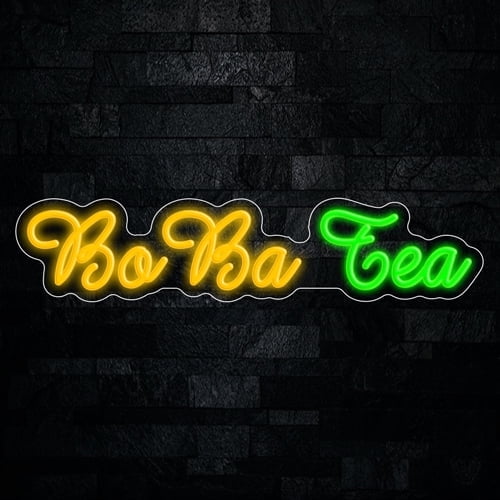 BoBa Tea Neon LED Sign 27"L x 6"H #32948
