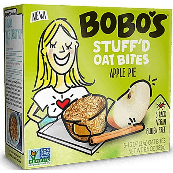 BoBo's Oat Bars BoBo's Bites Apple Pie 5 Bars Pack of 3