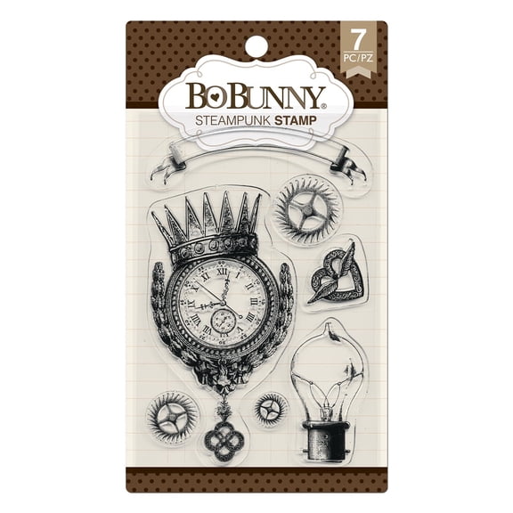 BoBunny Clear Stamps-Steampunk