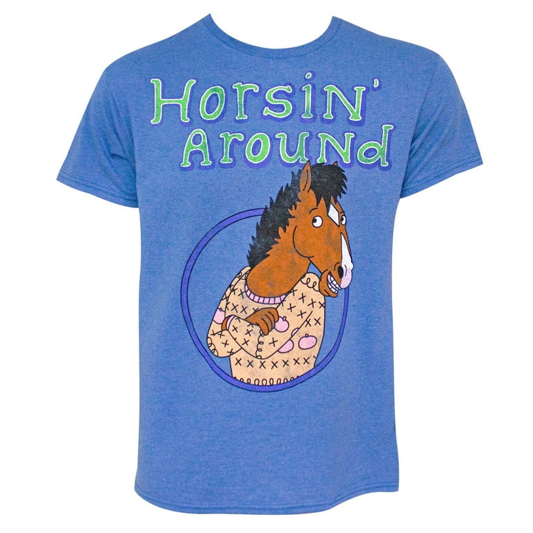 BoJack Sitcom Horseman T-shirt homme animé coton