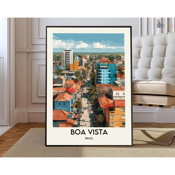 Boa Vista Cape Verde Poster, Unframed Paper Poster 8x10in