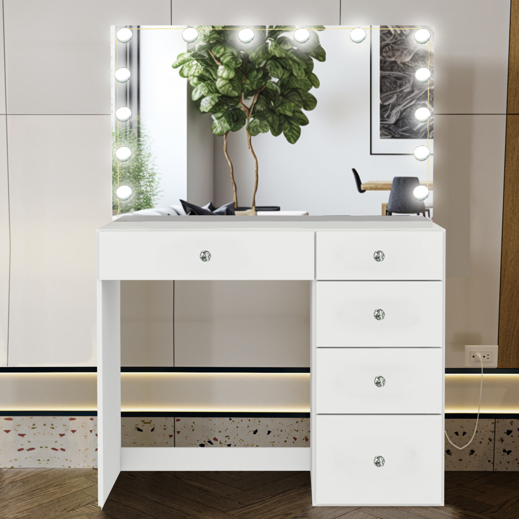 Boahaus Amelia PRO Vanity Desk Modern Design, Singapore