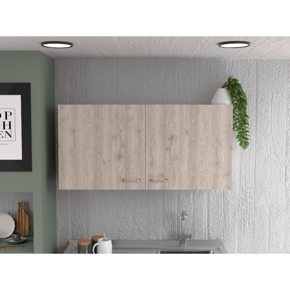 Boahaus Avignon Wall Cabinet (White-Light Grey )