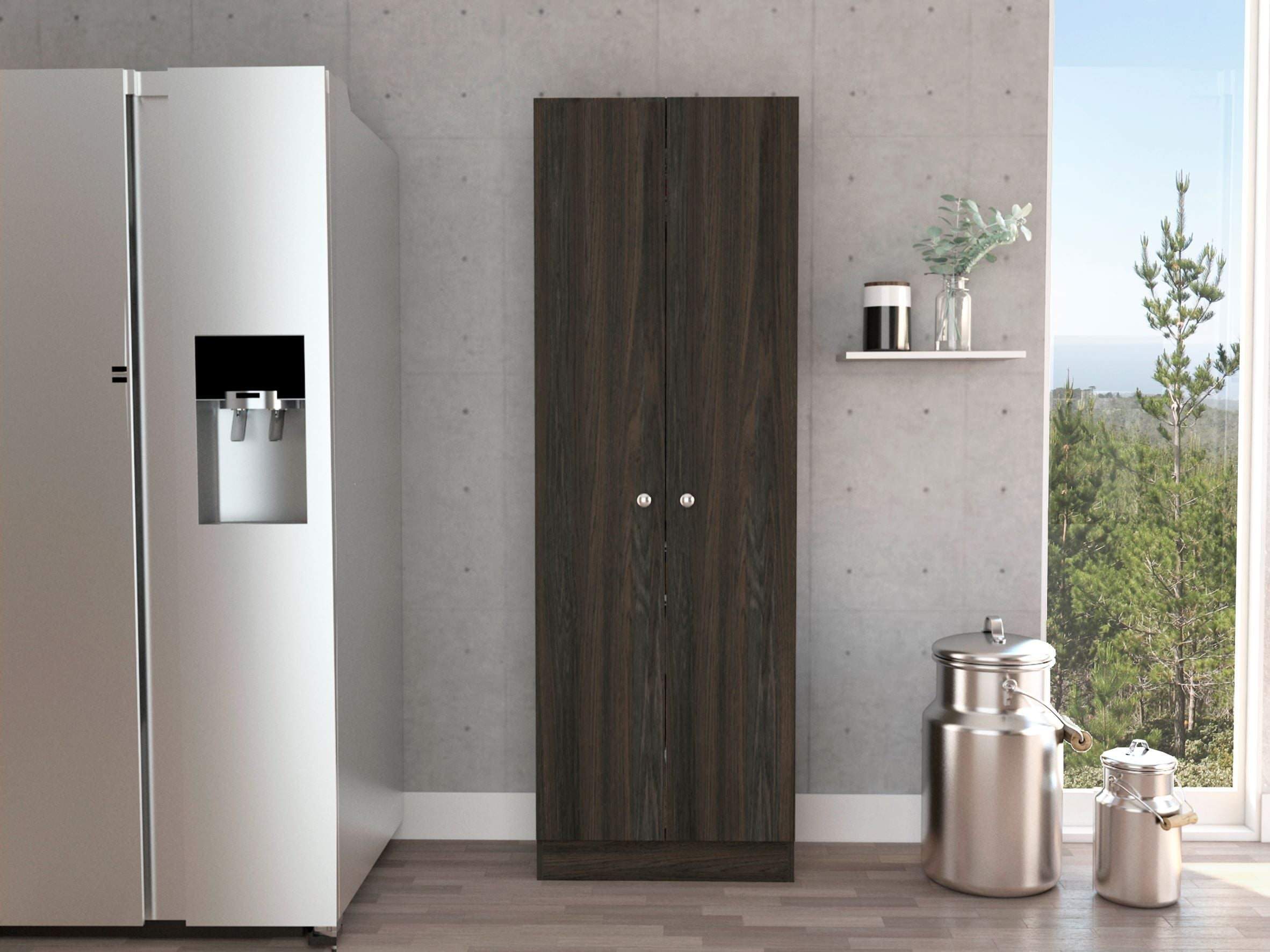 Boahaus Cayenne Kitchen Cabinet (Espresso)