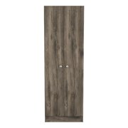 Boahaus Cayenne Modern Storage Cabinet, Dark Brown/Black Wengue)
