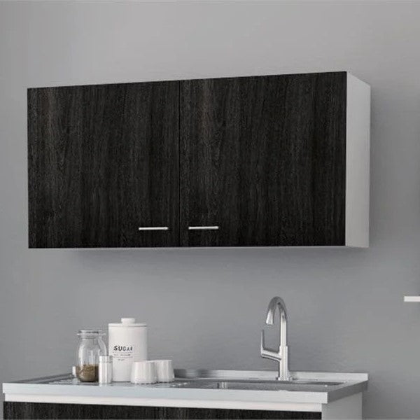 Boahaus Cergy Wall Cabinet (Black)
