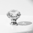 thumbnail image 1 of Boahaus Crystal Cabinet Knobs, 1 Inch - Set of 10 Sleek Drawer Pulls for Cabinets, Dressers, Vanities, Nightstands, 1 of 5