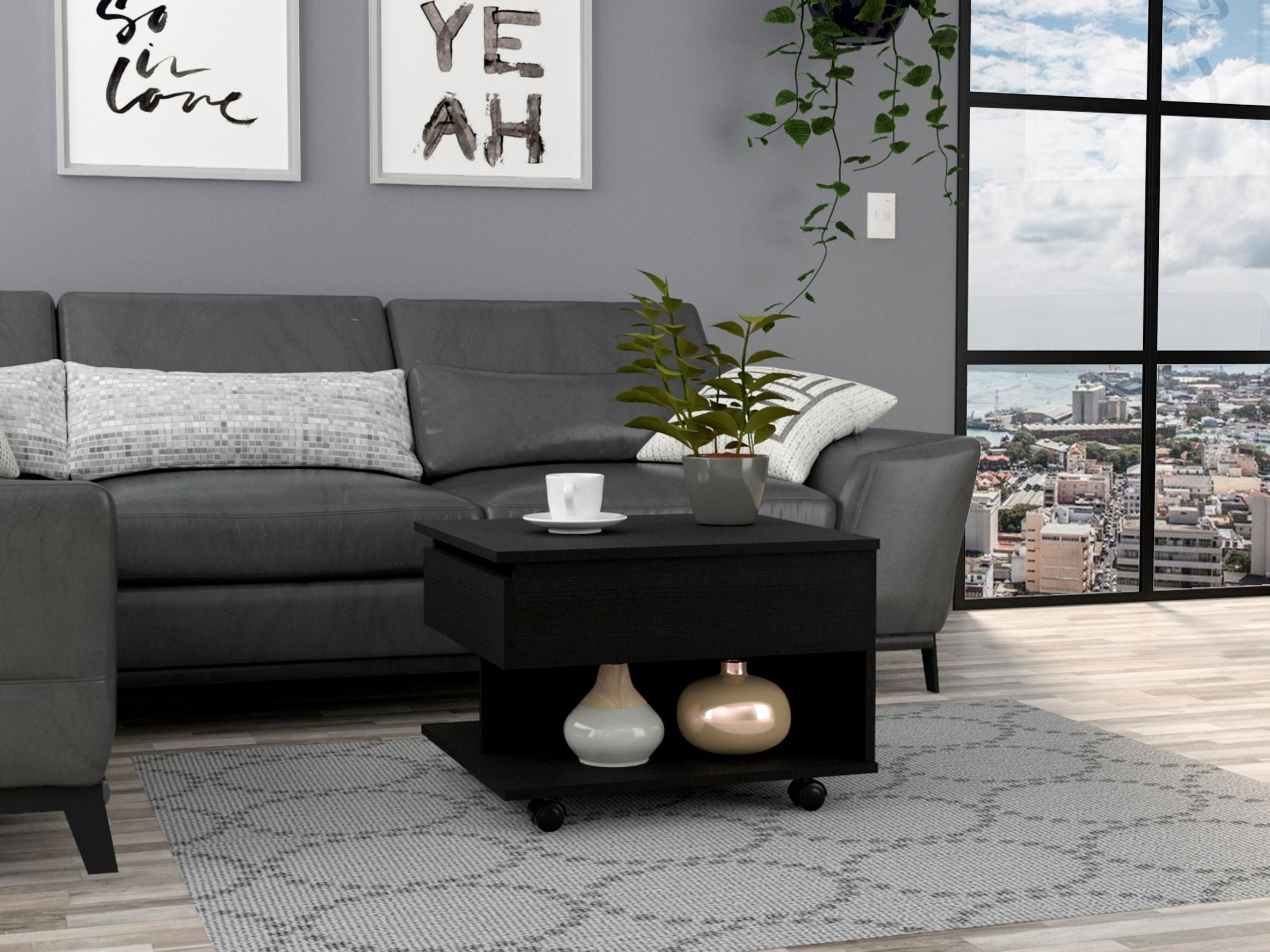 Boahaus Mantua Coffee Table (Black)
