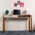 thumbnail image 1 of Boahaus Dalton Desk White with Drawer and USB Charging Port, Small Home Office Desk, 1 of 12
