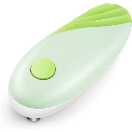 Boajf Electric Can Opener with Auto Stop Function, 420 Stainless Blade, Food-Safe, Smooth Edge for Seniors, Chef, Women