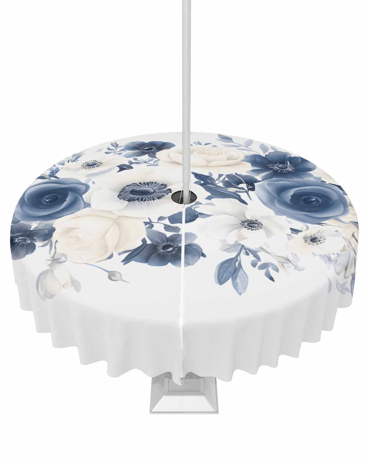 Boanket Outdoor Tablecloth with Umbrella Hole for Patio/Picnic/Party ...