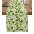 thumbnail image 1 of Boanket Spring Leaves Table Runner - 60 Inch Long, Kitchen Dining Table Runner Dresser Scarves, Abstract Retro Color Pastoral Plants Farmhouse Decor for Coffee Tables Wedding Party Banquet, 1 of 8