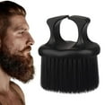 thumbnail image 1 of Natural Boar Beard Brush For Men Ergonomic Grooming Tool With Finger Ring Handle Mustache Styling Barber Supplies, 1 of 7