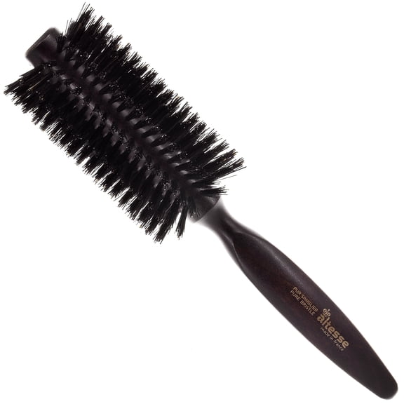 Boar Bristle Round Brush Handmade in France